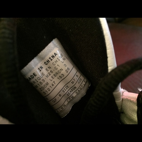 Nike zoom air lebron Remix sample 3 11 1 off whit - Picture 5 of 8